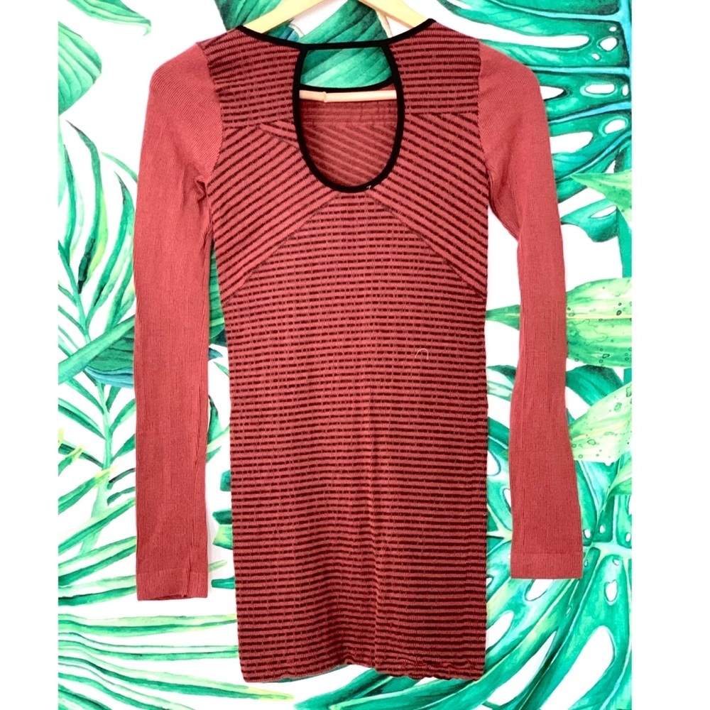 Free People Rusty Striped Ribbed Bodycon Dress - Picture 9 of 10